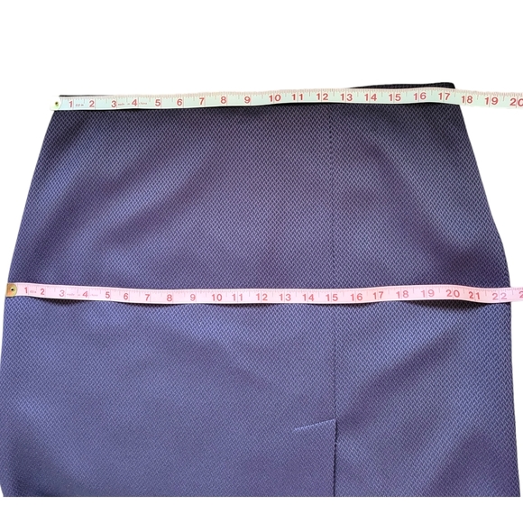 Tahari purple-brown skirt suit - straight midi skirt, hidden jacket closure 14P - Picture 15 of 17